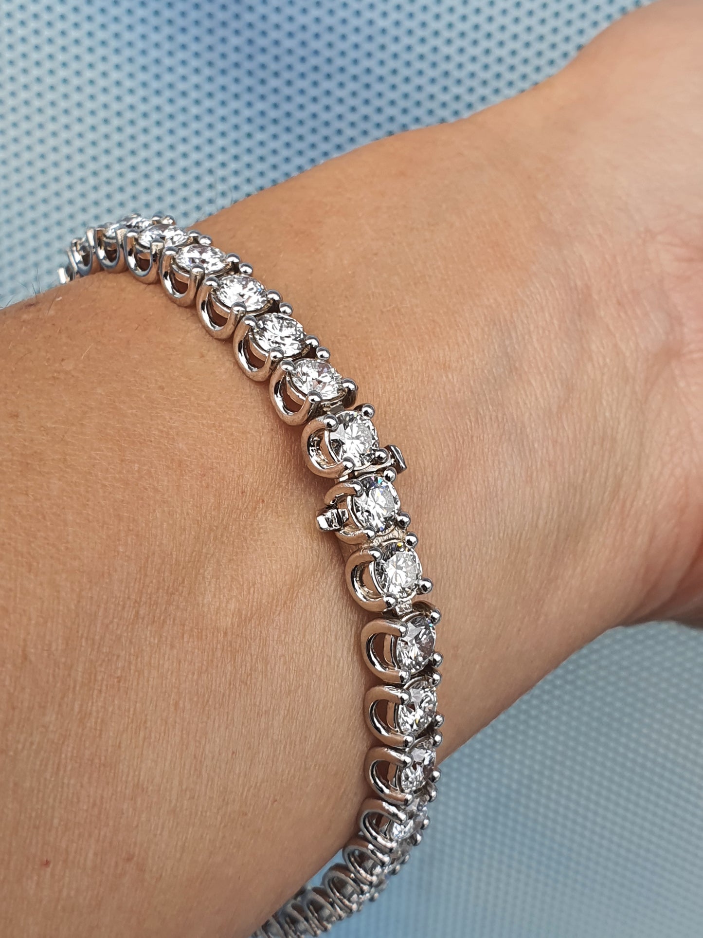 11.55ct Lab Diamond Tennis Bracelet