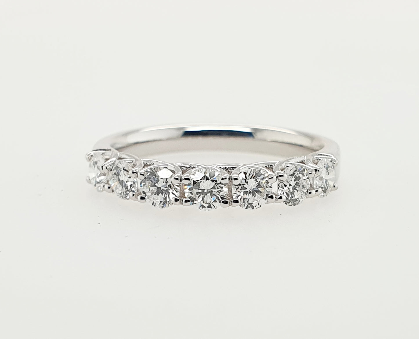 Round Scalloped Wedding Ring