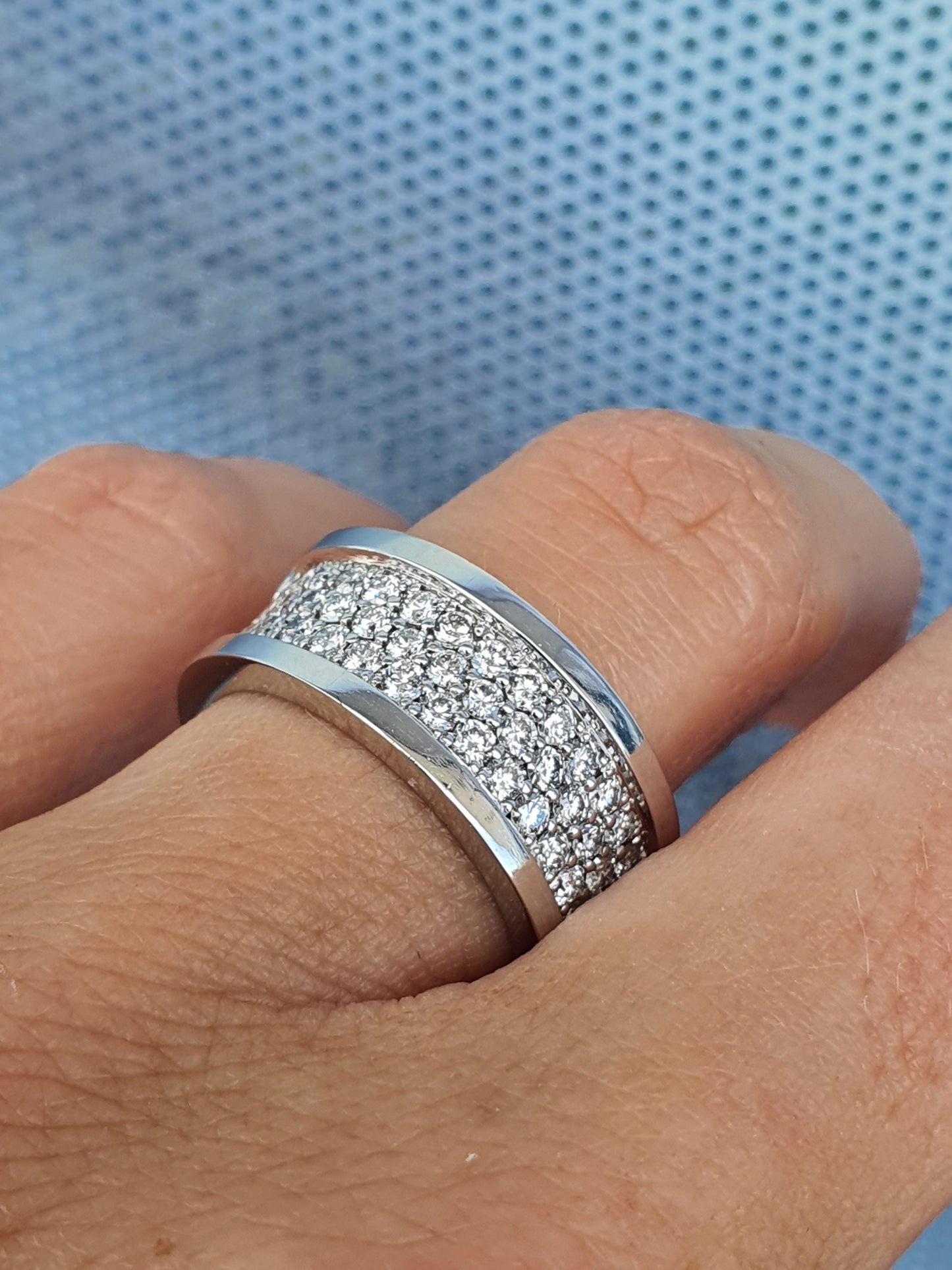Pave Platinum Ring