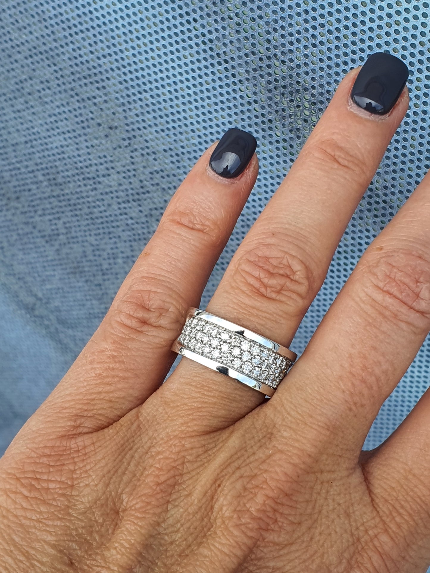 Pave Platinum Ring