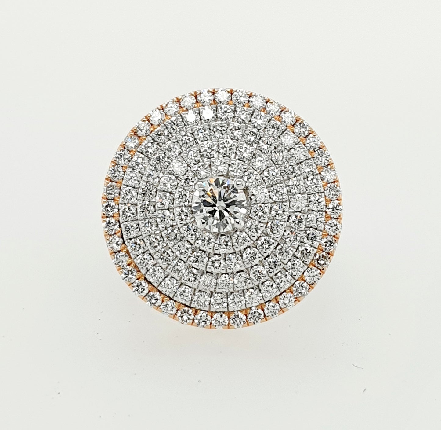 5 Halo Diamond Ring