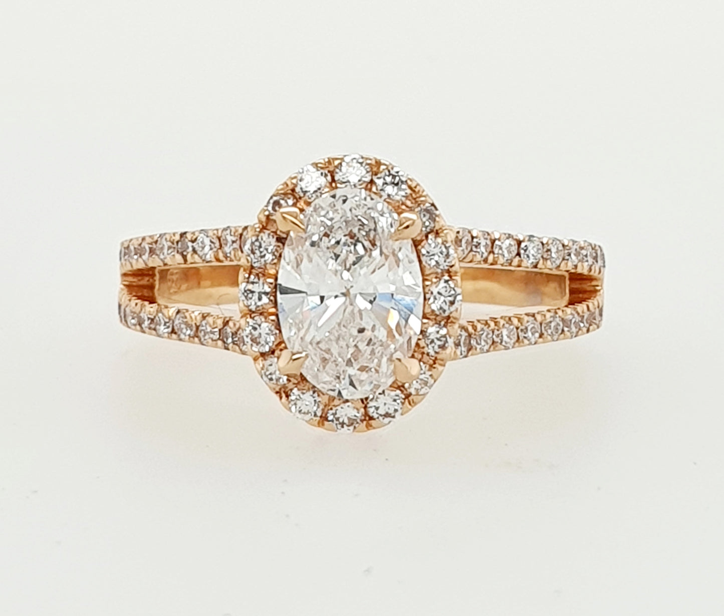 Oval Split Band ring