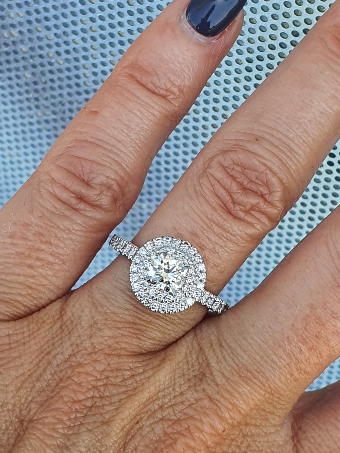 Double Halo Ring
