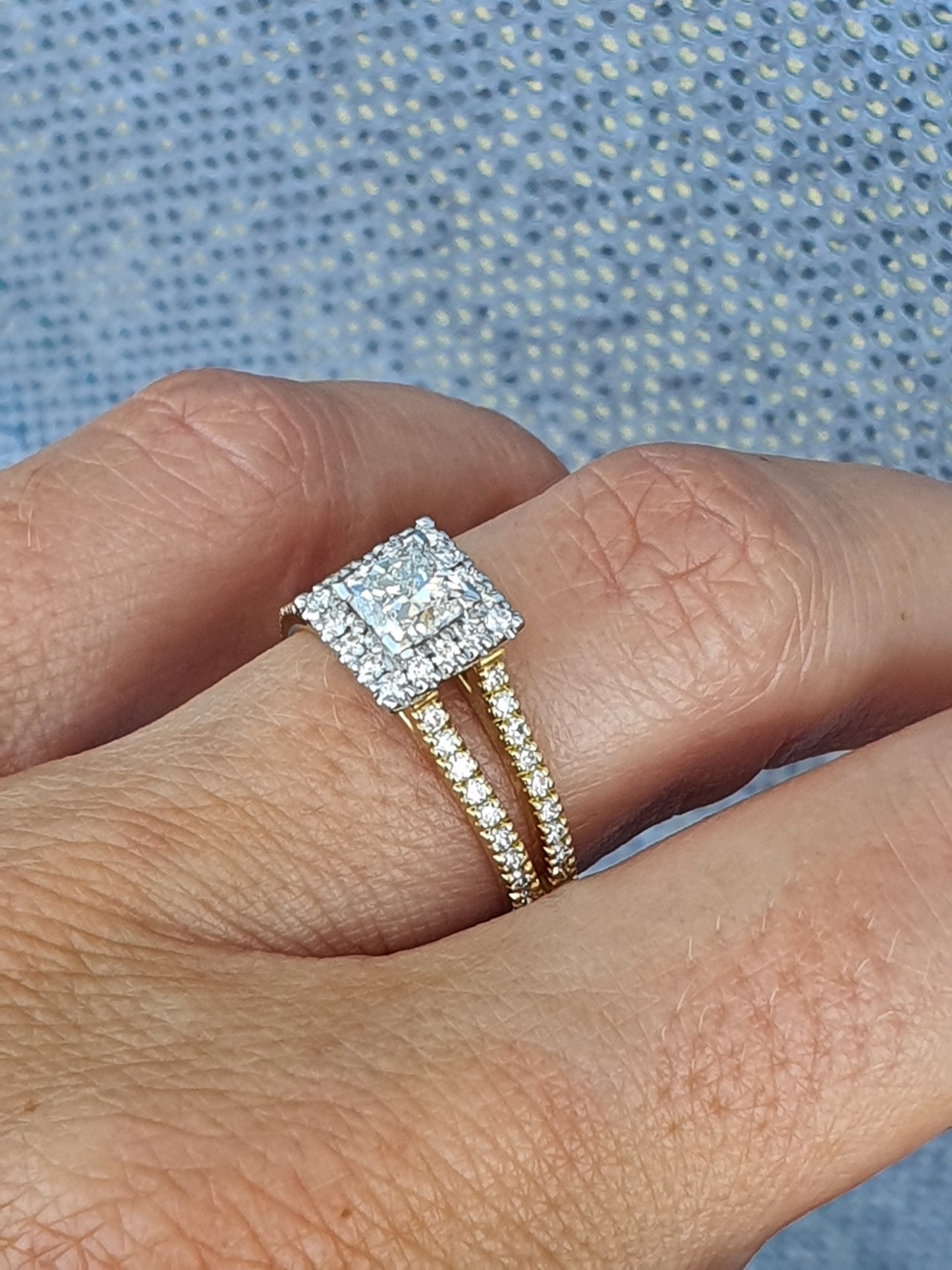 Princess Split Band with Halo