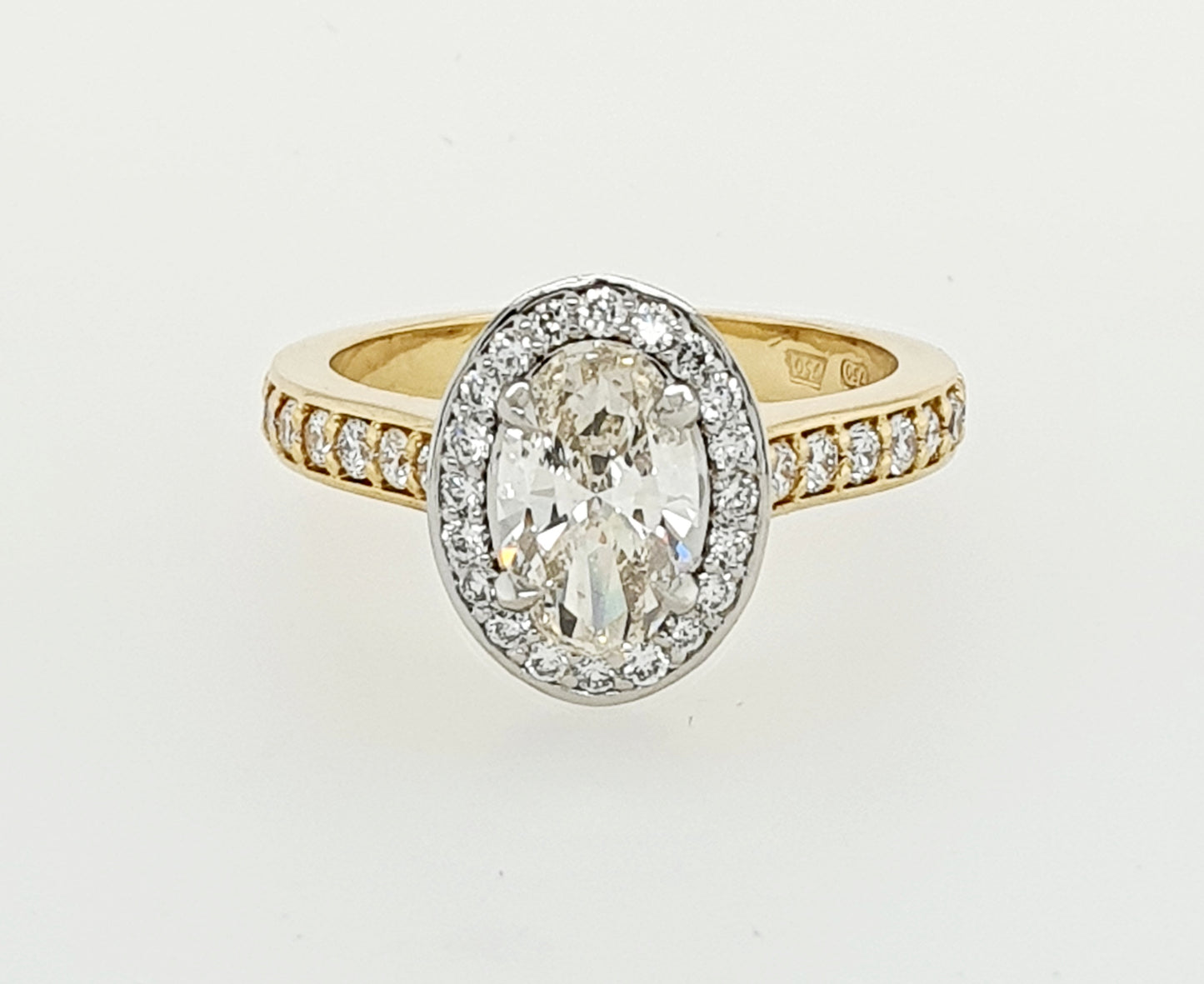 Oval Halo Ring
