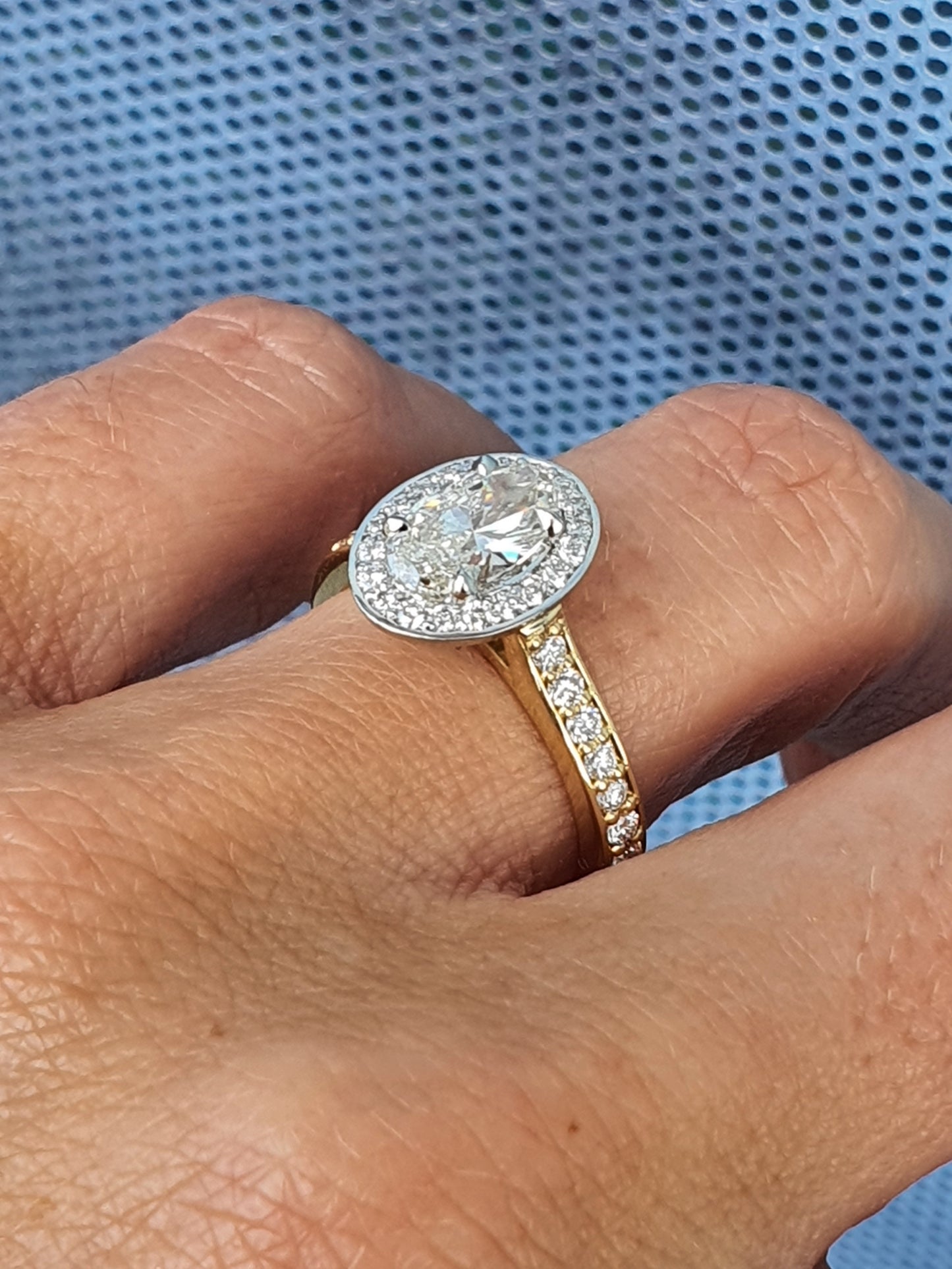 Oval Halo Ring