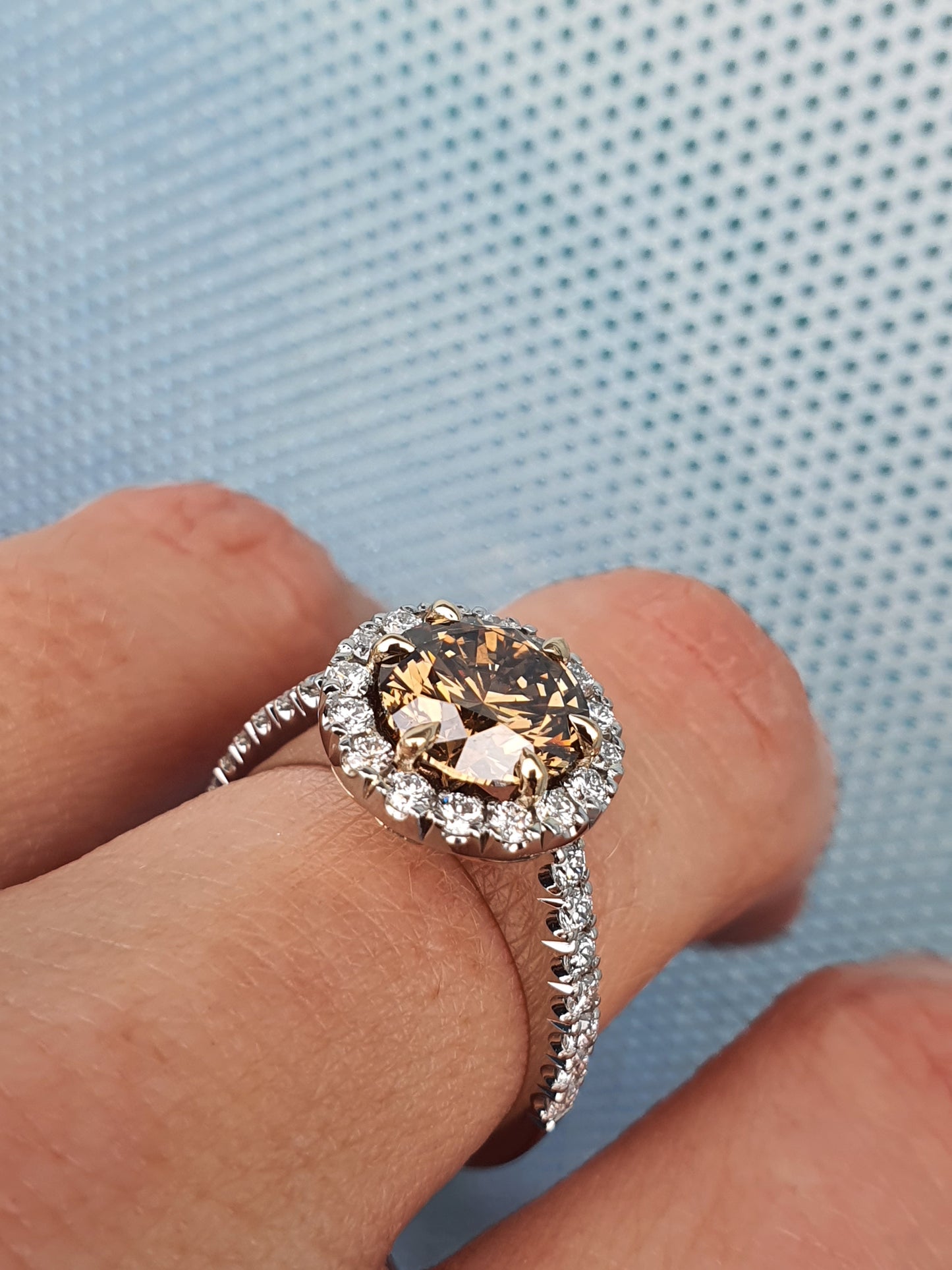 Fancy Chocolate Diamond Ring