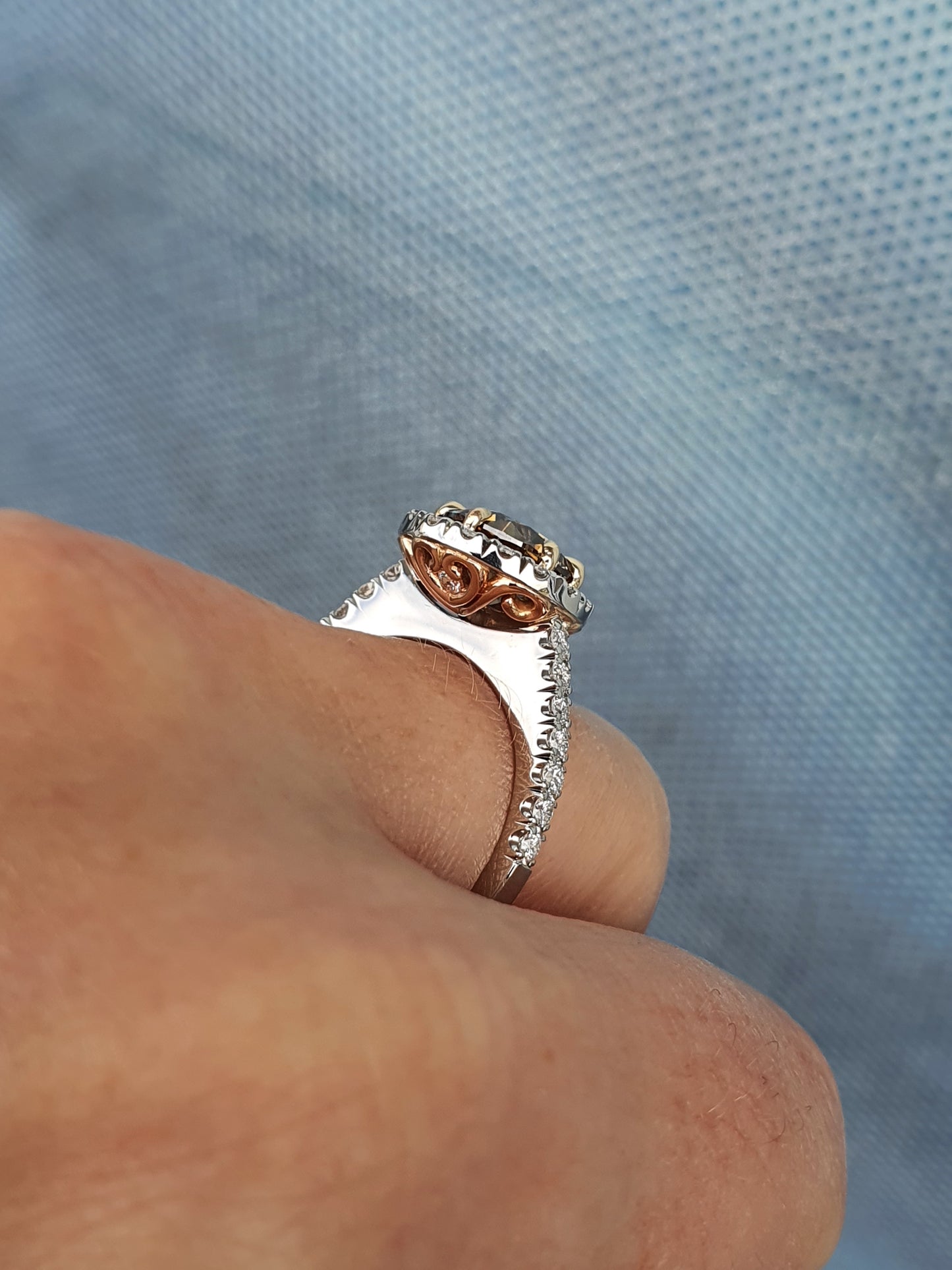 Fancy Chocolate Diamond Ring