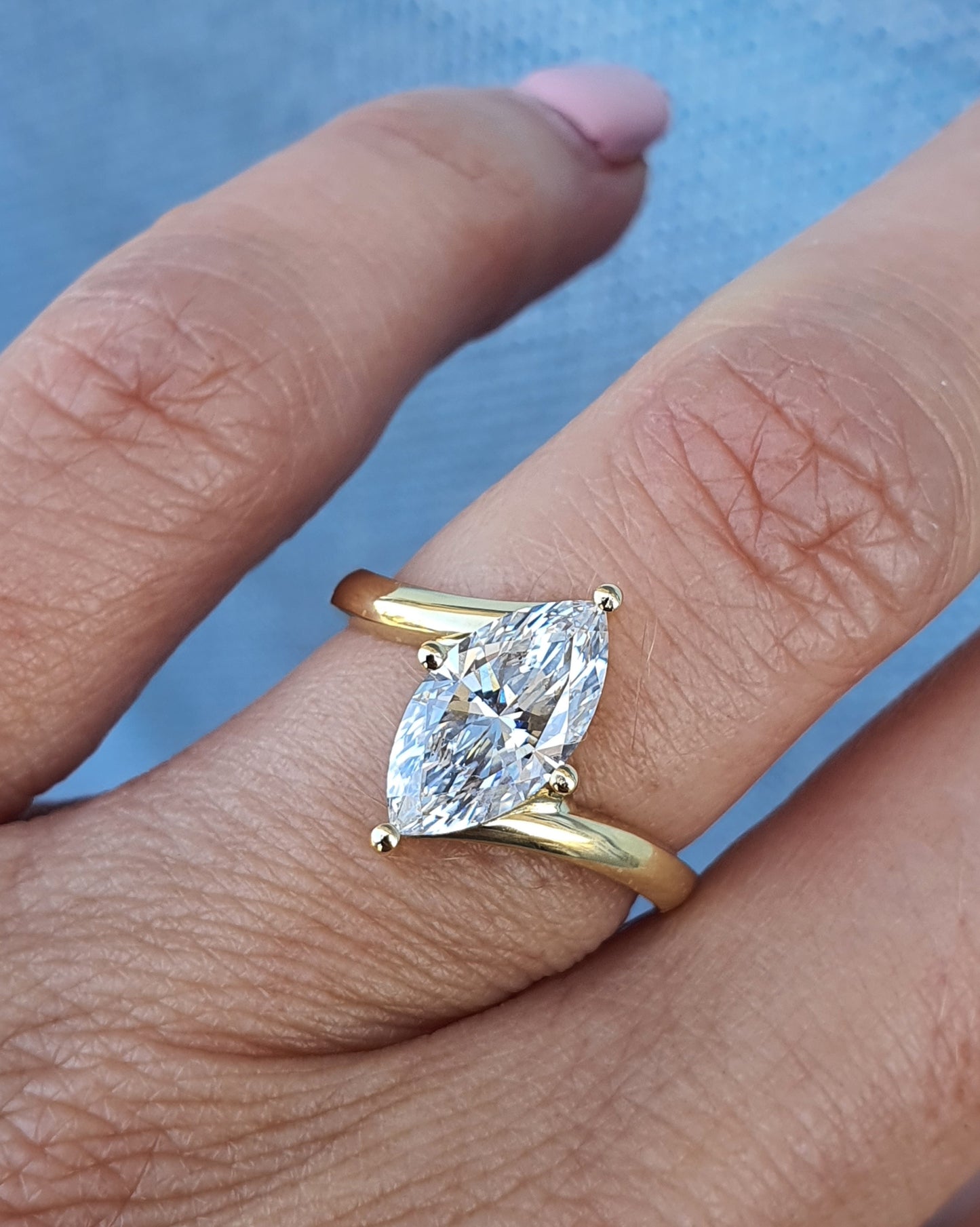 1.51ct Marquise Diamond Ring