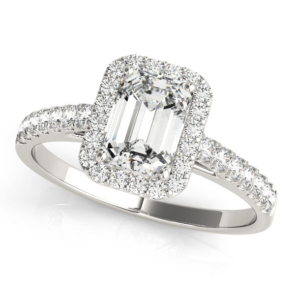 Radiant Halo with Pave Band