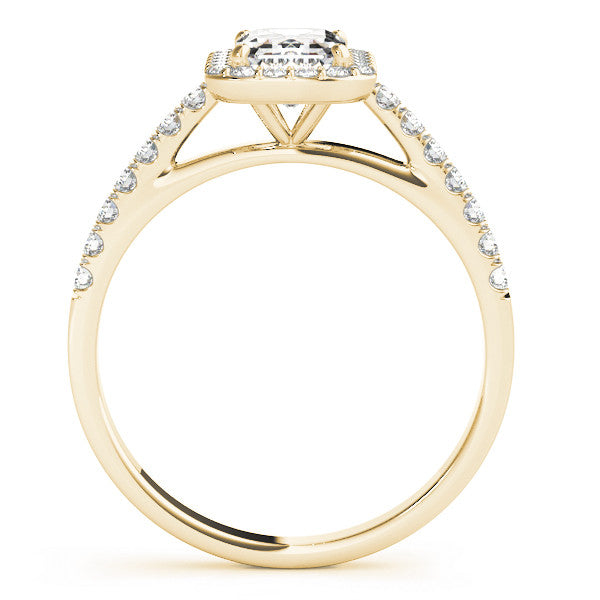 Radiant Halo with Pave Band