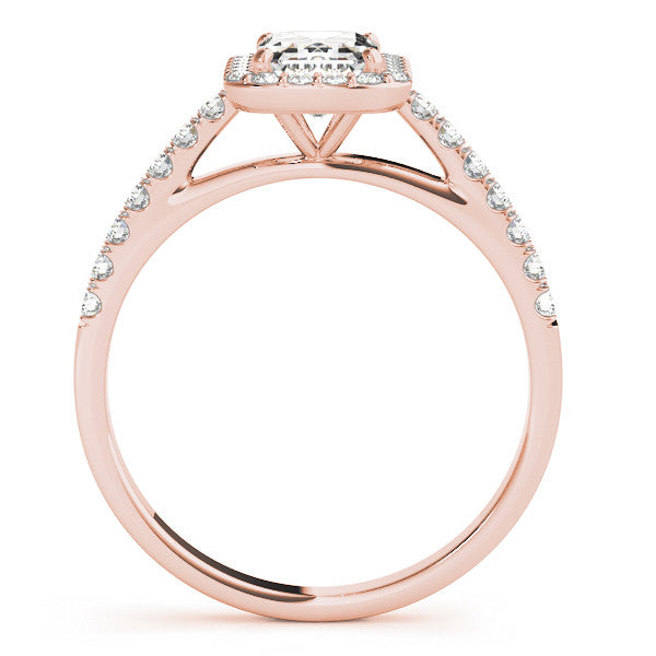 Radiant Halo with Pave Band
