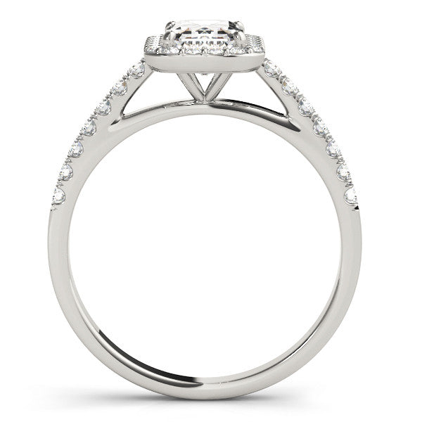 Radiant Halo with Pave Band