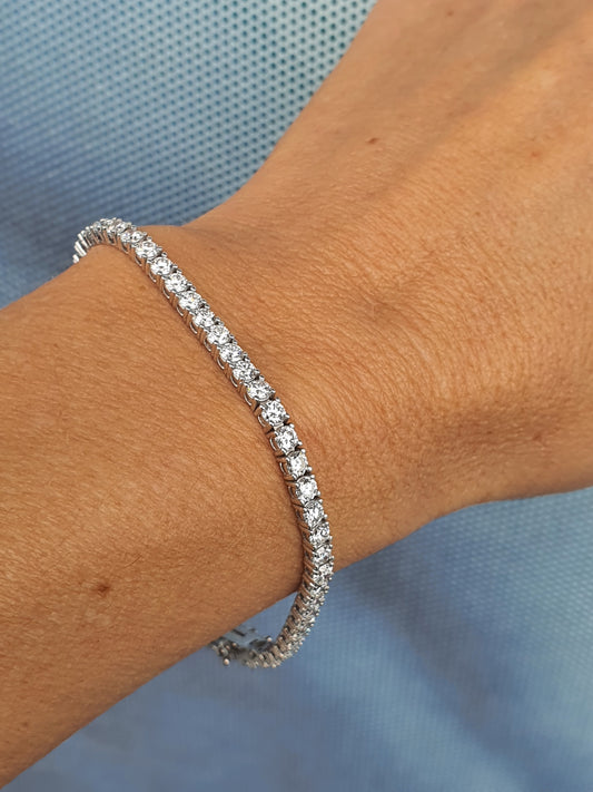 5ct Lab Diamond Tennis Bracelet