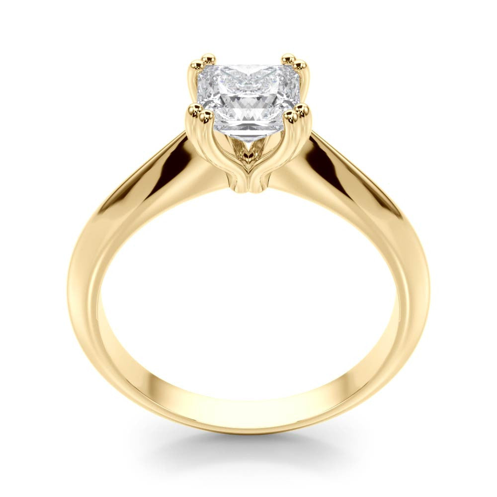 Cushion Double Claw Solitaire