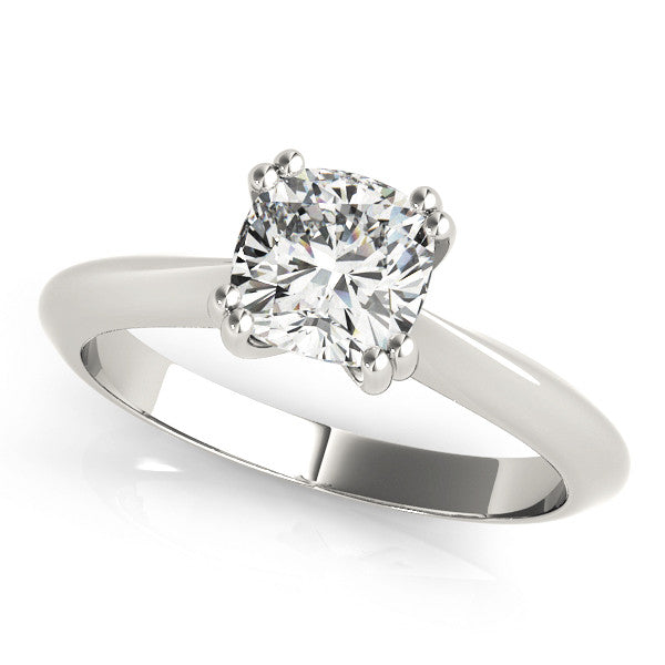 Cushion Double Claw Solitaire