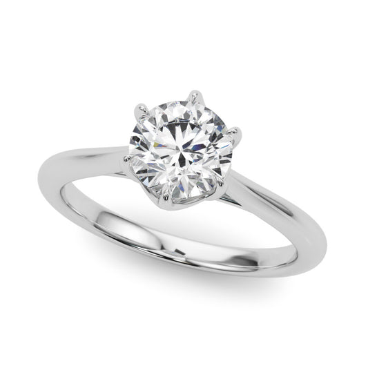 Round Six Claw Cathedral Solitaire