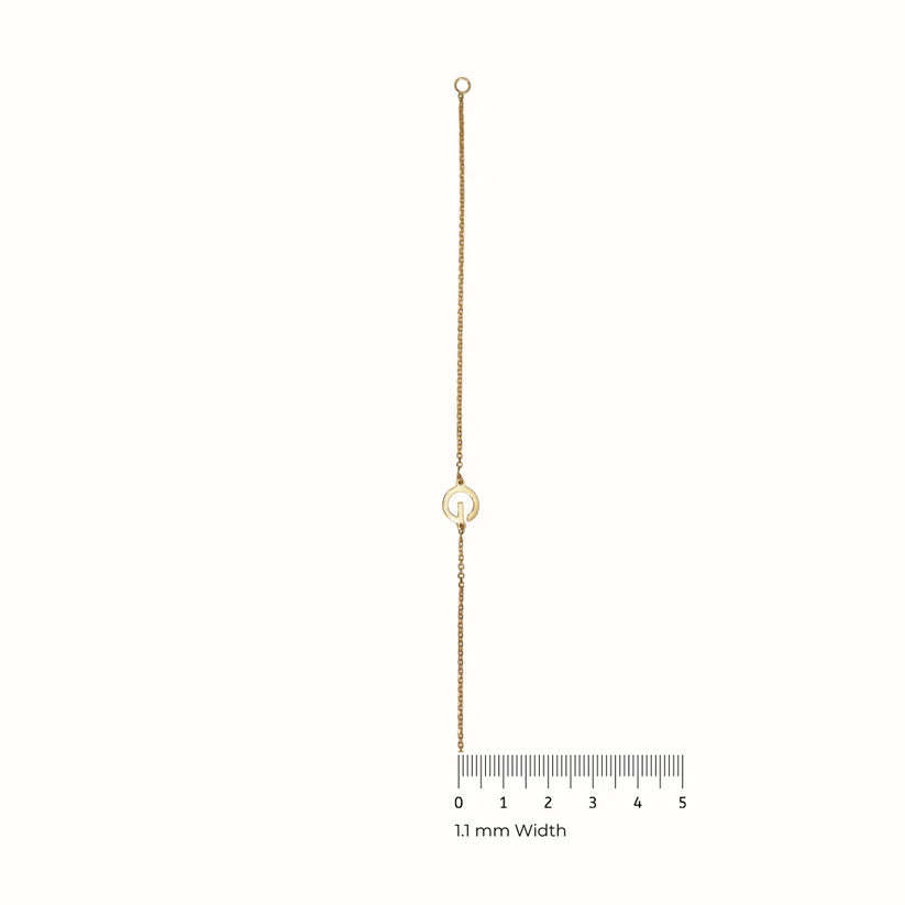 Initial Letter Bracelet