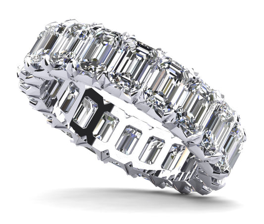 Emerald Cut Eternity Ring