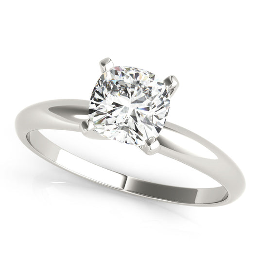 Cushion Knife Edge Solitaire