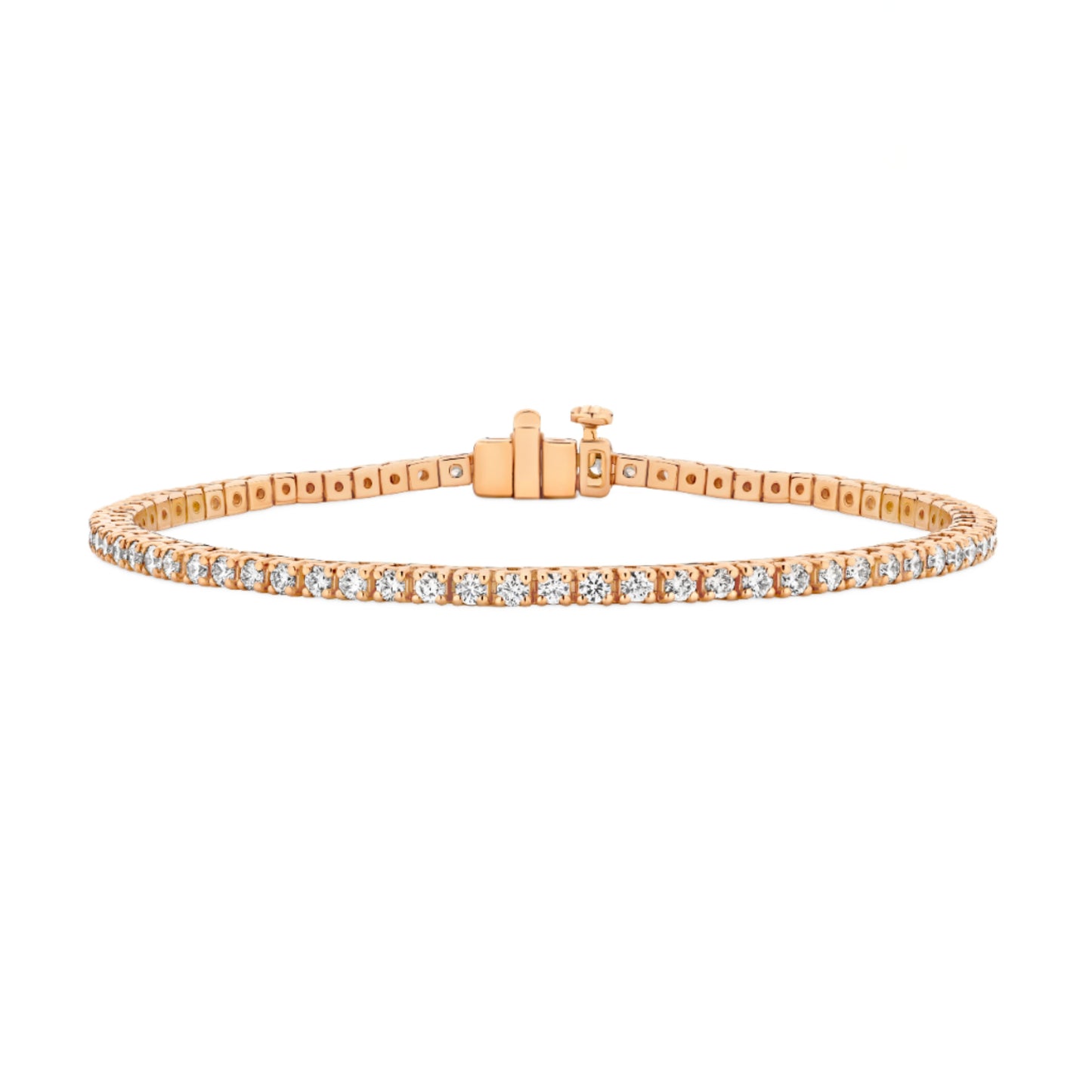 2ct LAB Tennis Bracelet      WHITE-YELLOW-ROSE GOLD - Extremely limited availability.