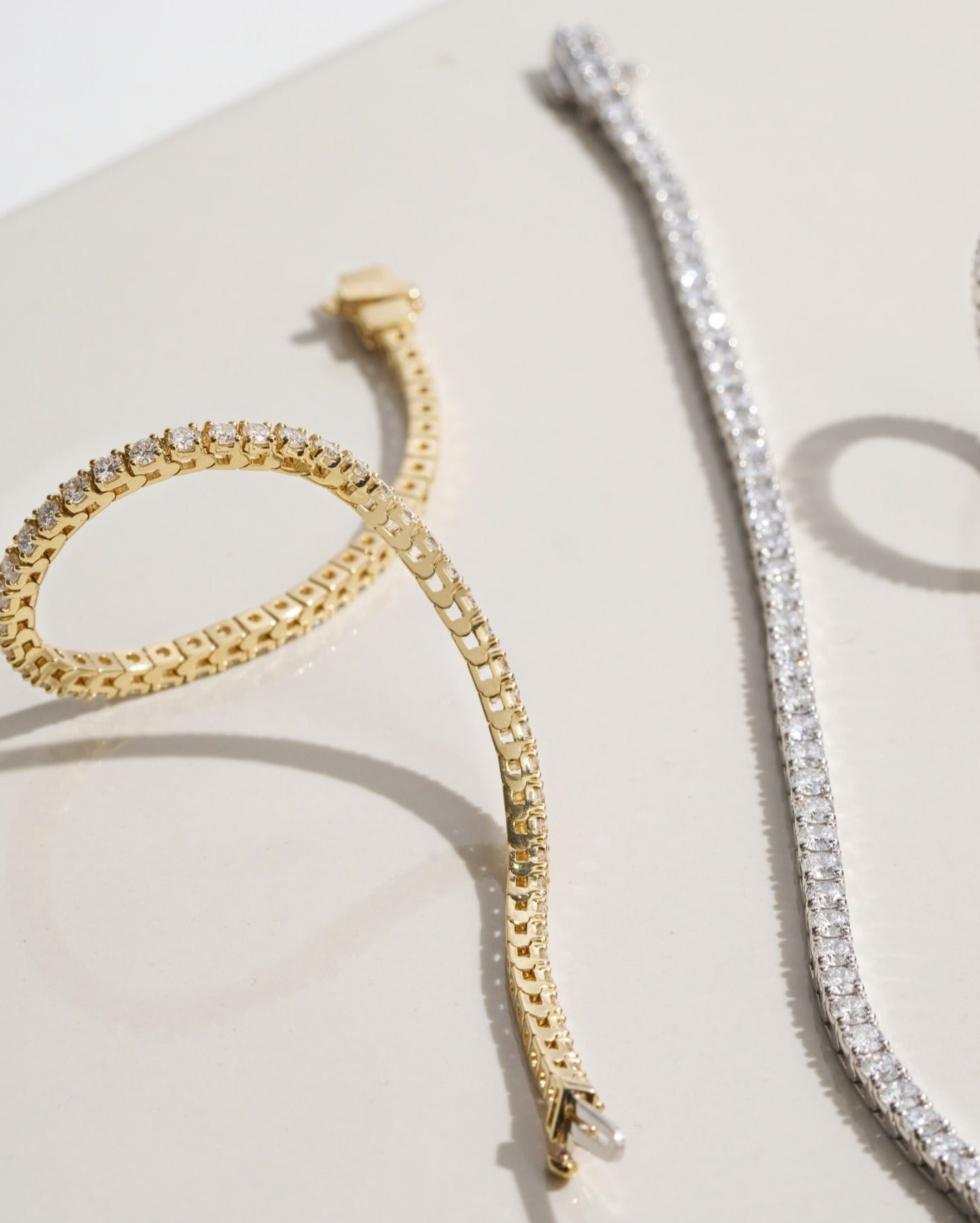 2ct LAB Tennis Bracelet      WHITE-YELLOW-ROSE GOLD - Extremely limited availability.
