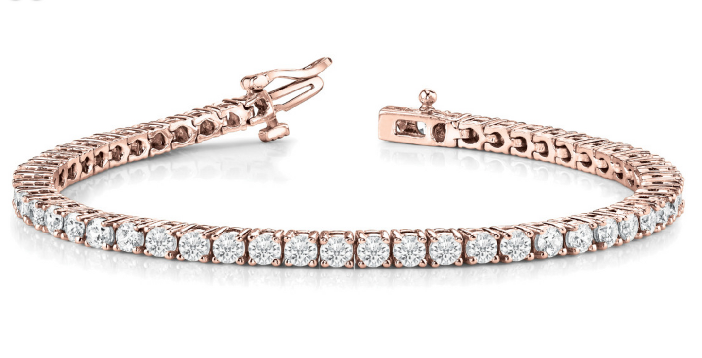Natural 10ct Tennis Bracelet