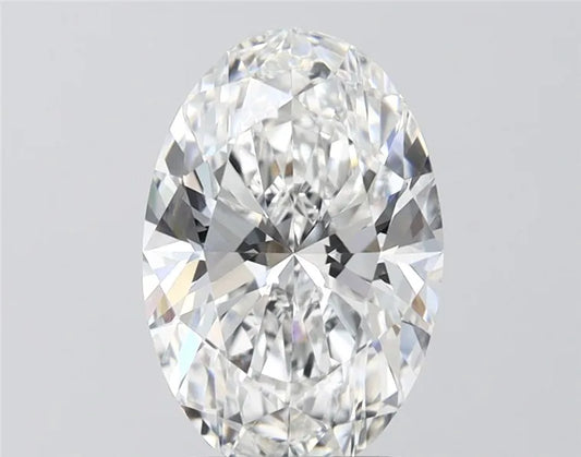2.51ct Oval Lab Grown Diamond (Colour F, Clarity VVS2, IGI Certified)