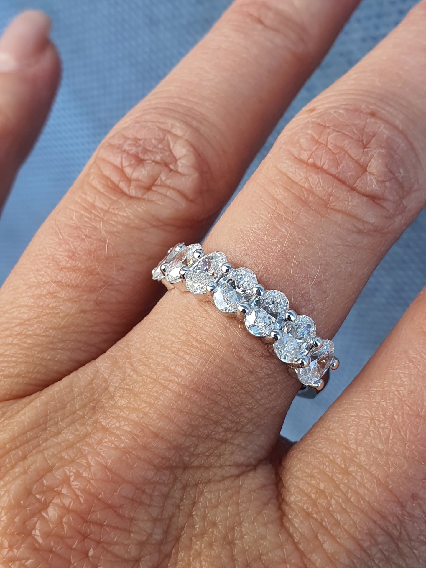 Oval Eternity Band