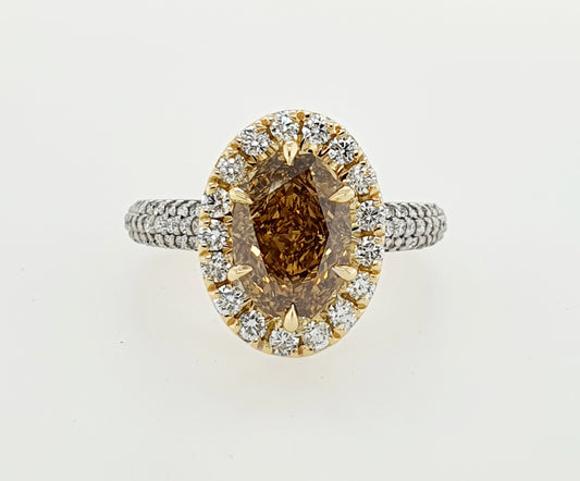 Fancy Brown Diamond Ring