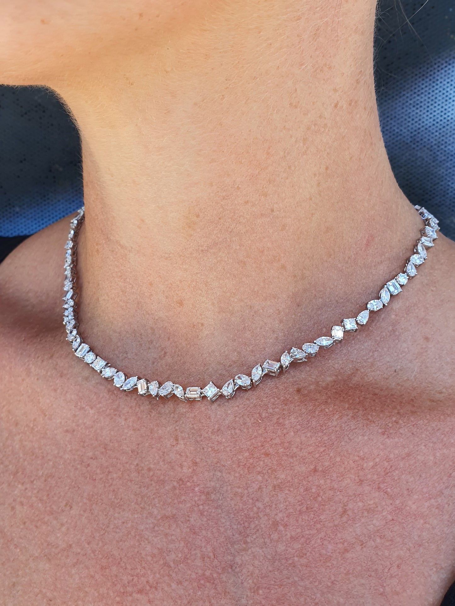 Fancy Shapes Lab Diamond Necklace