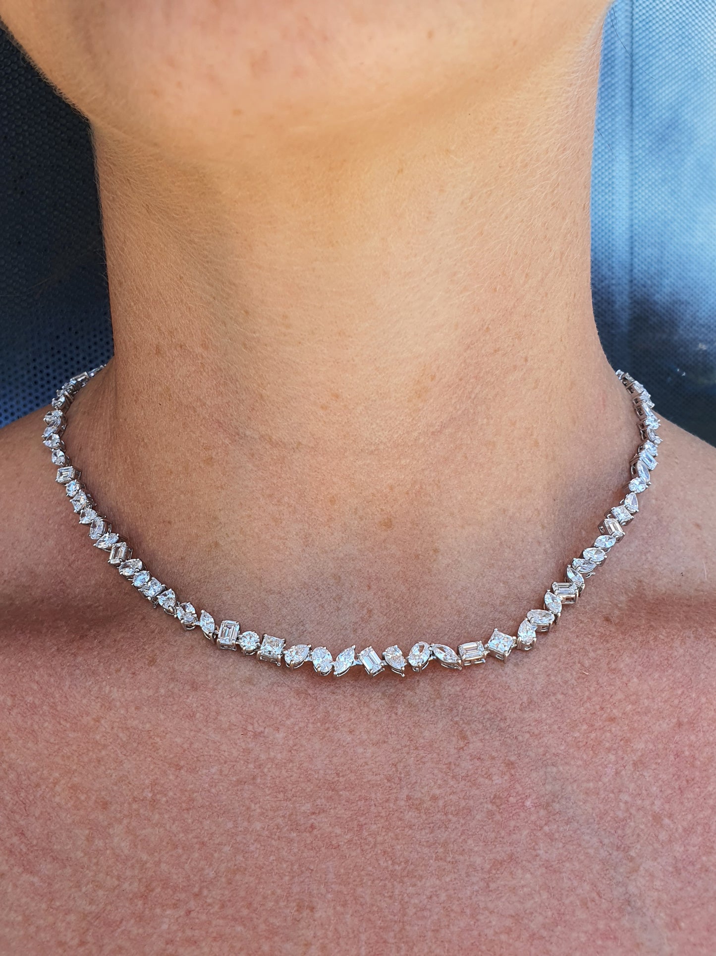 Fancy Shapes Lab Diamond Necklace