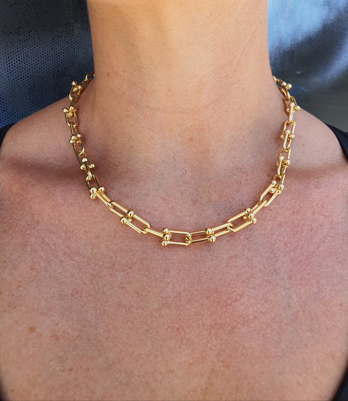 Ball and Link Necklace