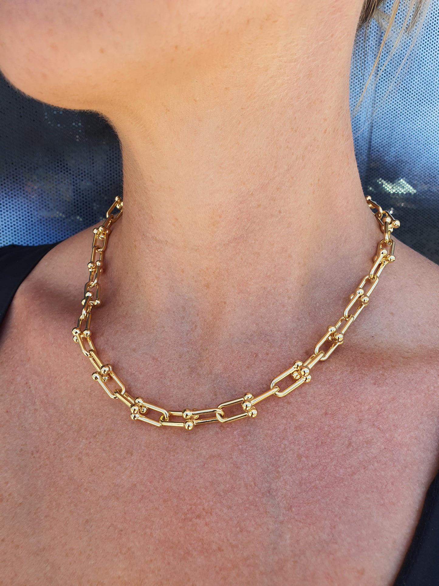 Ball and Link Necklace