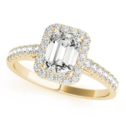 Radiant Halo with Pave Band