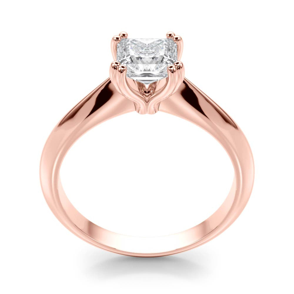 Cushion Double Claw Solitaire