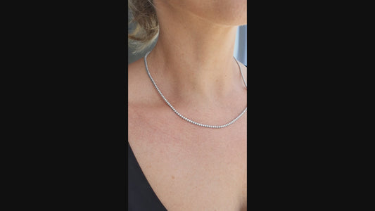 Lab Grown Diamond Tennis Necklace