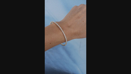 2ct Diamond Flexi Bangle Yellow Gold