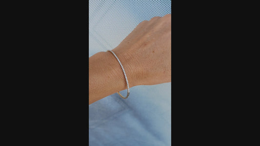 1ct Diamond Flexi Bangle Yellow Gold